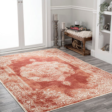 Kelly rosalia Cottage Medallion Area Rug
